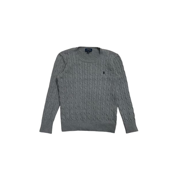 폴로 랄프로렌 케이블 니트 그레이