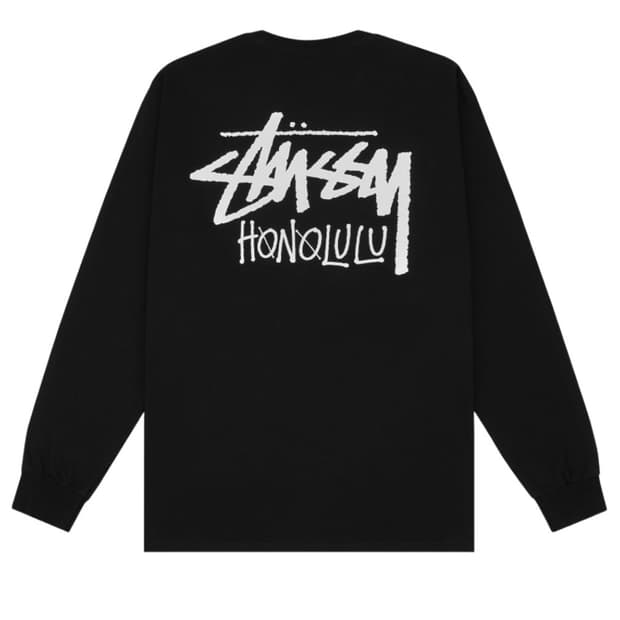 오늘만 쿨거시 급처) 스투시 호놀룰루 롱슬리브 블랙 m사이즈