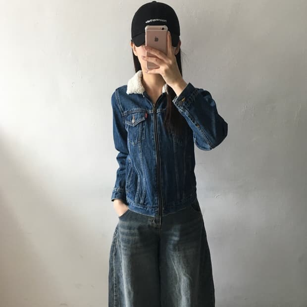 리바이스 쉐르파 데님 자켓
