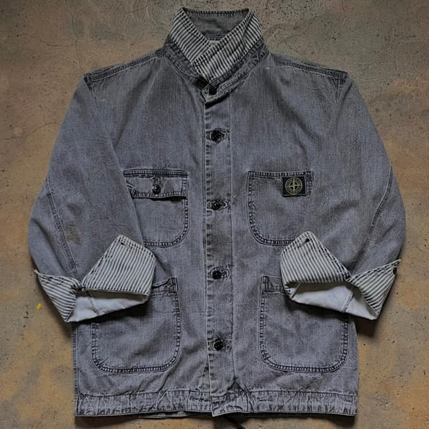 86SS 스톤아일랜드 피그먼트 랩스 초어 자켓