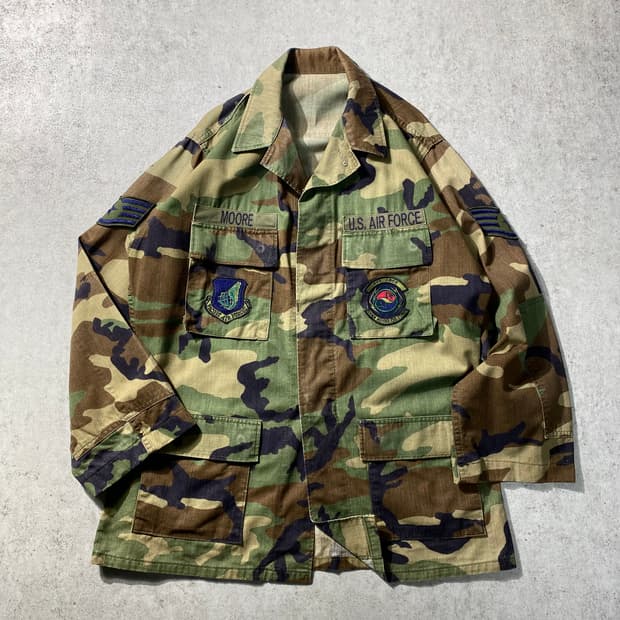 [L] 90s U.S.ARMY 미군 에어포스 우드랜드 BDU자켓