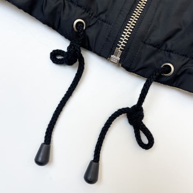 YVES SAINT LAURENT 입생로랑 90s 리플렉티브 로고 플리스 파카