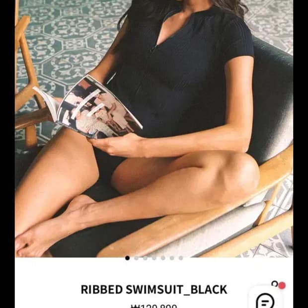 써피 ribbed swim suit 스윔수트 수영복