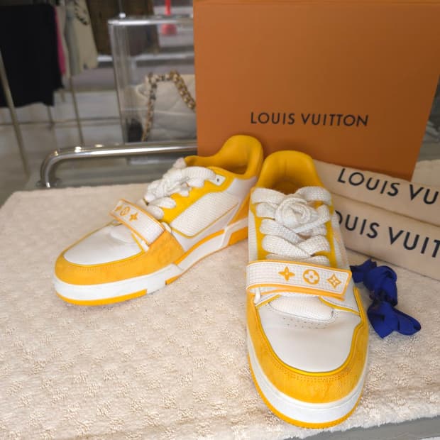 [중고/정품] 루이비통 벨크로 스트렙 LV 트레이너 스니커즈