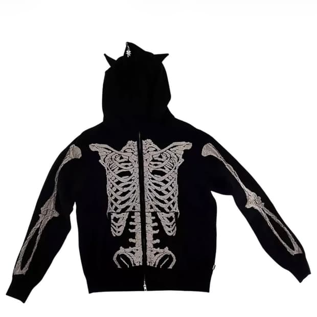 헤븐 바이 마크제이콥스 스켈레톤 니트 후드 (리쿠 착용 모델)