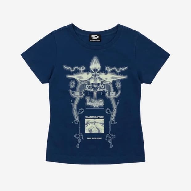 Digital Tattoo Tee Renewal Navy