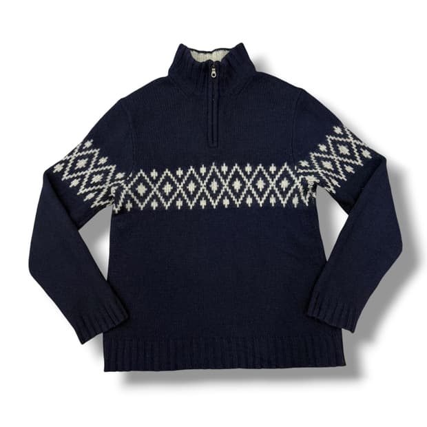 갭 노르딕 네이비 울니트