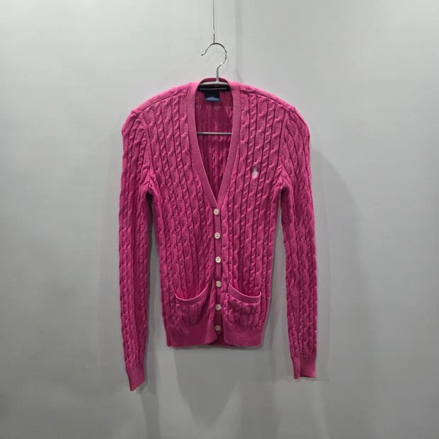 폴로랄프로렌 스포츠 우먼 케이블 니트 가디건 S