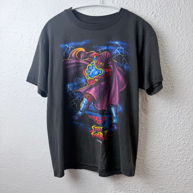 90s hanes 스트리트파이터2 반팔티셔츠