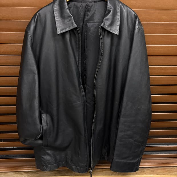 빈티지 싱글라이더 양가죽 자켓