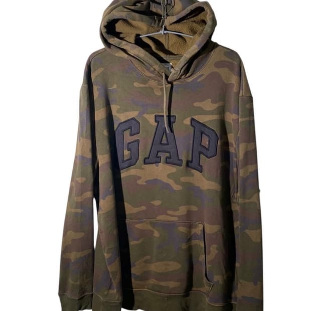 gap 카모 후드티