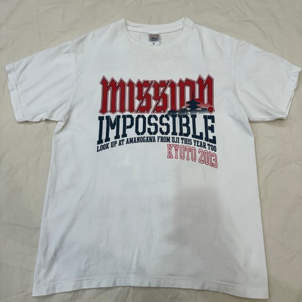 Mission Impossible 2013 밴드 투어 반팔 티셔츠