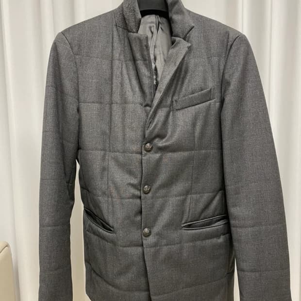 지오송지오 챠콜 패딩블레이저