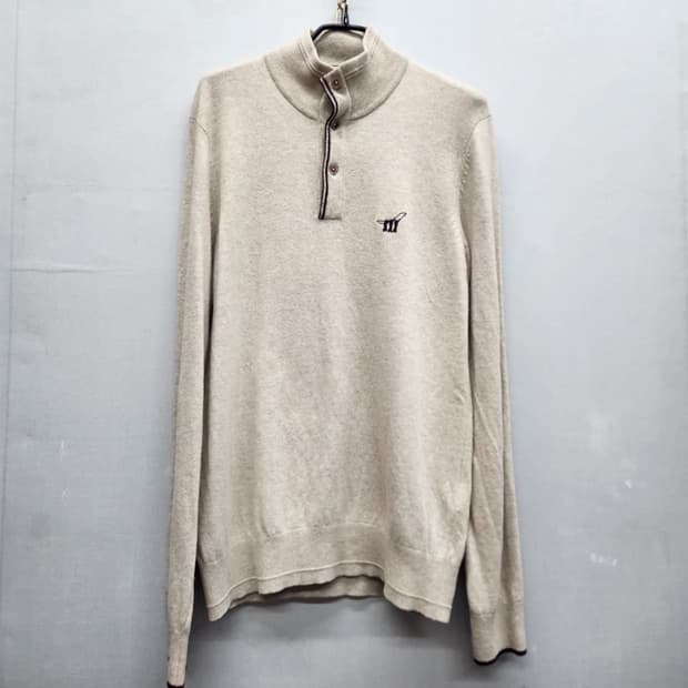 헨리코튼 반집업 니트(모/캐시미어) M