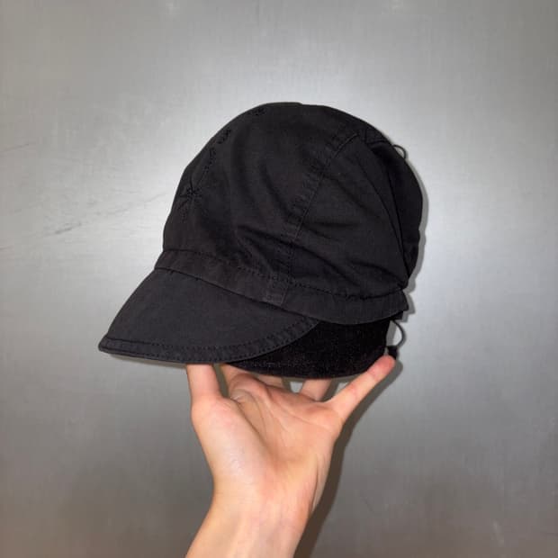 23FW HYEINSEO SHIRRING CAP BLACK