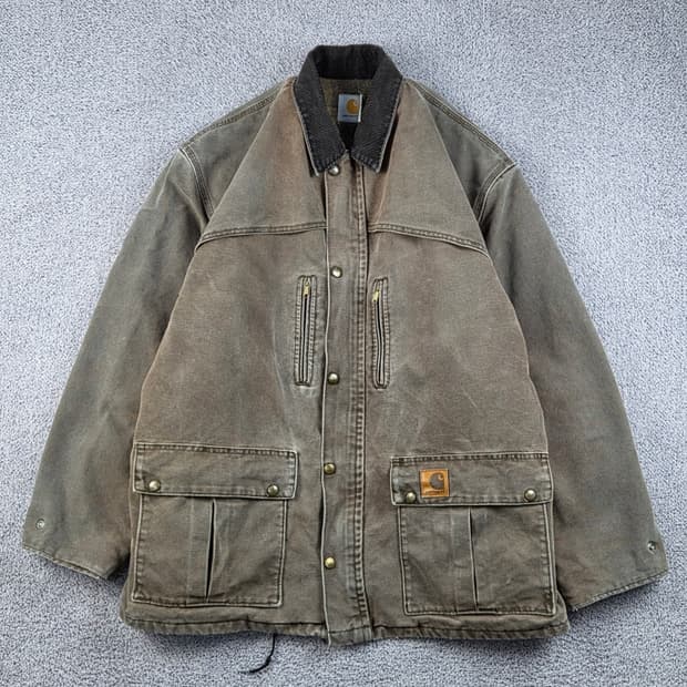 USA 칼하트 C10 덕캔버스 초어 워크 자켓 ( XL ) / 13325