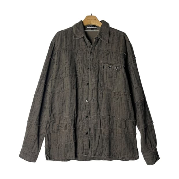 [in the attic] 인디애틱 아일렛 워싱 셔츠