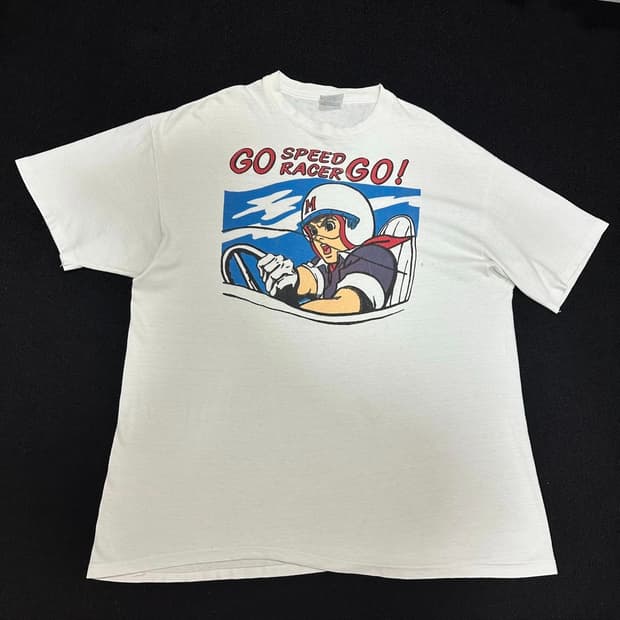 빈티지 90s Speed Racer 티셔츠