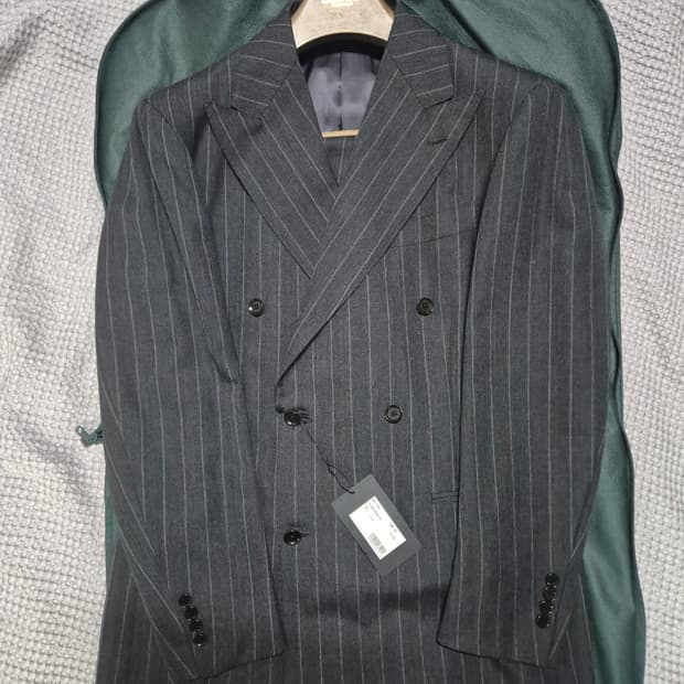 [52]링자켓 라마르쉐 신상 트레블러 스트라이프 더블 수트/아톨리니