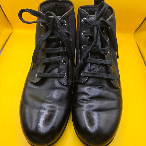 무크 가죽 앵클부츠 260