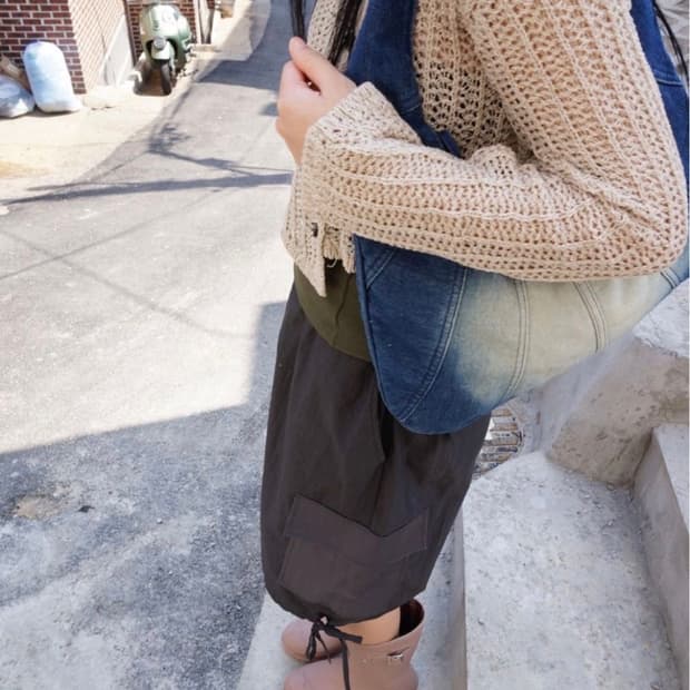 denim shoulderbag