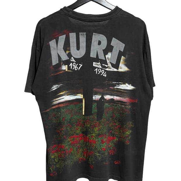 빈티지 90s Kurt Cobain Memorial 커트 코베인 티셔츠