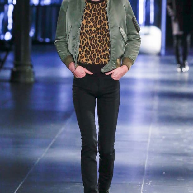 생로랑 15fw 파일럿 코튼 재킷