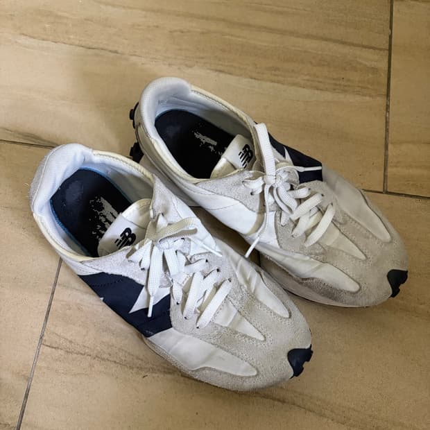 (265) 뉴발란스 327 화이트블랙