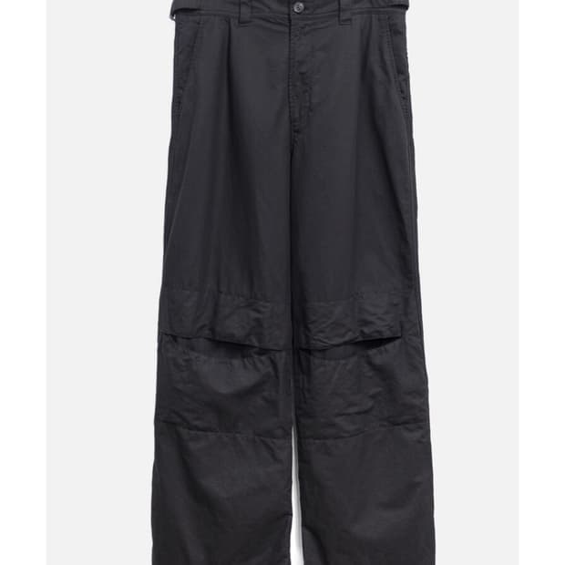 고낙 오픈니 팬츠 블랙 [2]