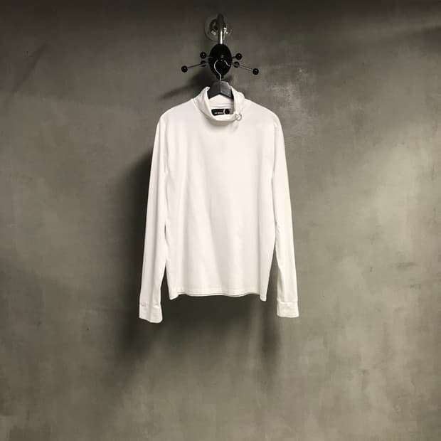 라프시몬스 긴팔 티셔츠 화이트 L