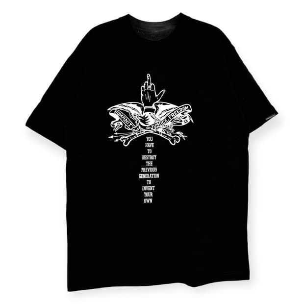 네이버후드 프린팅 반팔 티셔츠