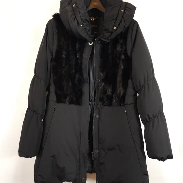 크로커다일 스폐셜 천연밍크 다운패딩 95-100 M