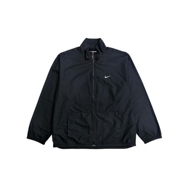 나이키 00s 올드스쿨 스우시 블랙 바람막이 자켓 100 L