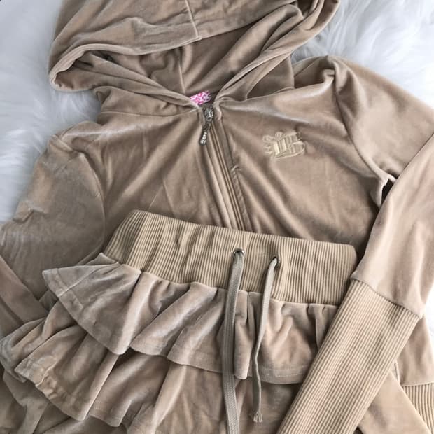 베이비메탈클럽 캔디코튼 벨벳 벨루어 y2k 베메클 트레이닝 세트 셋업