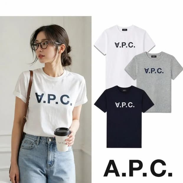 아페쎄 A.P.C.VP.C 반팔 티셔츠