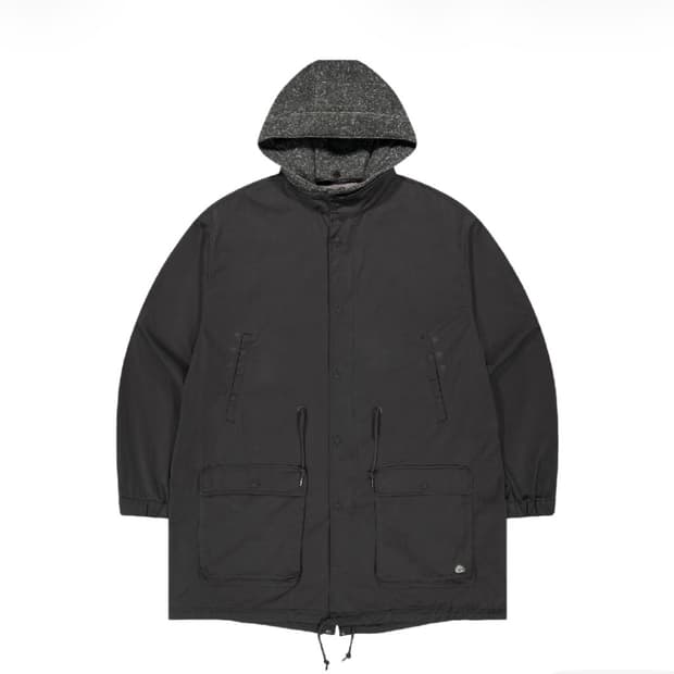 코이세이오 워시드 밀리터리 자켓 머드 야상 차콜 26fw