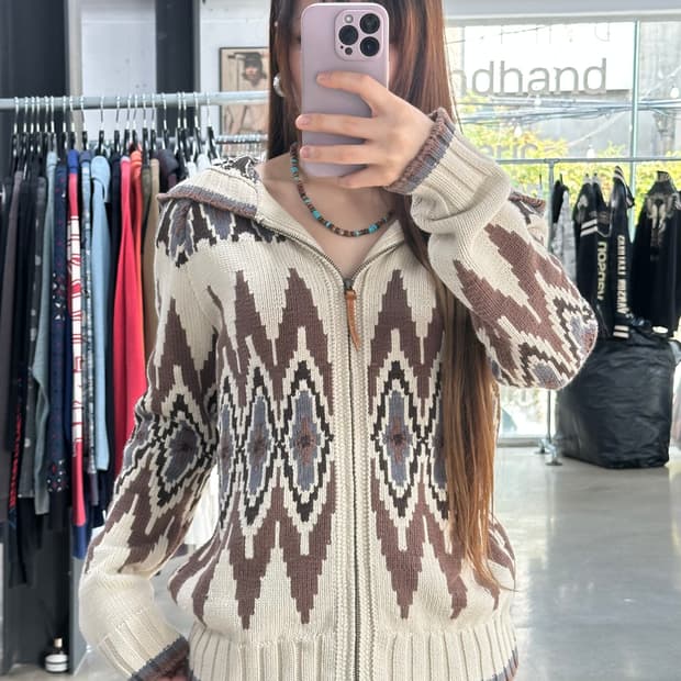 히스테릭글래머 후드 코위찬 집업