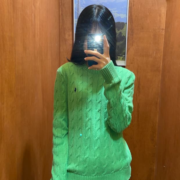 (S) POLO 폴로 랄프로렌 케이블 니트