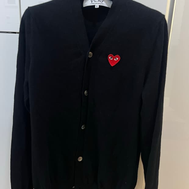 25fw 꼼데가르송 블랙가디건 xl (새상품급)