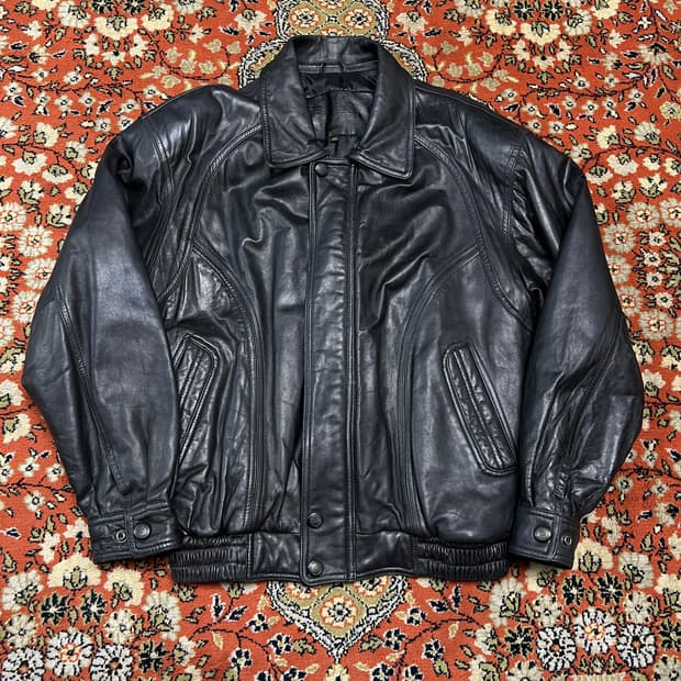 [100] 더헌트 빈티지 램스킨 레더 가죽자켓