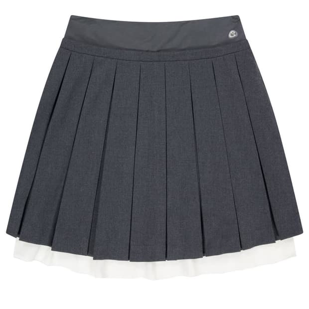 코이세이오 플리츠 스커트 그레이 0사이즈