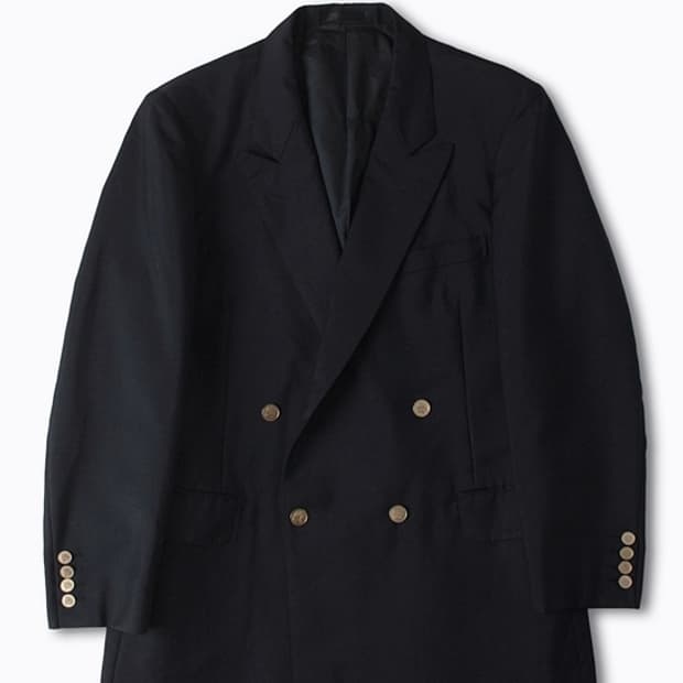 BURBERRYS 90s 버버리 모헤어 블렌드 네이비 블레이저