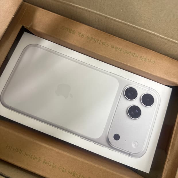 아이폰 17프로맥스 512 실버