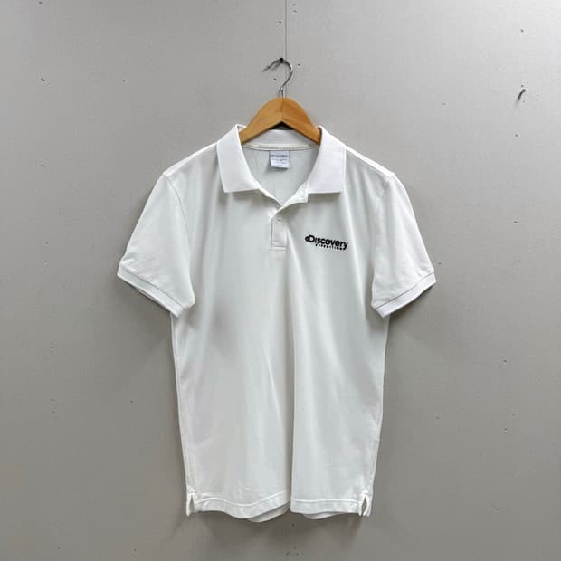 남성 95 / 디스커버리 반팔 카라티 오프화이트