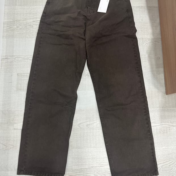 mylibrary 104 Garment Dyed Pants 브라운 색상 