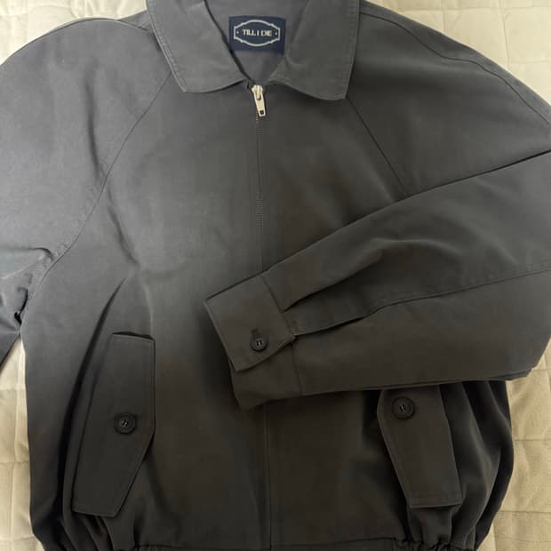 틸아이다이 블루종 자켓(차콜)