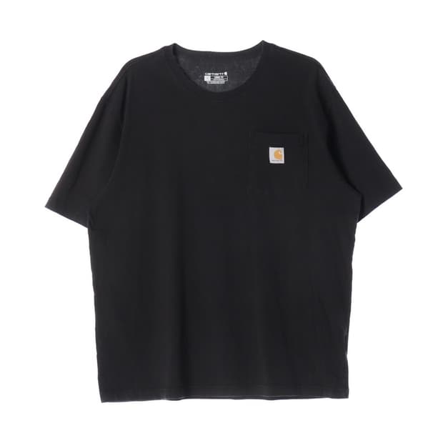 칼하트 K87 워크웨어 포켓 반팔 티셔츠 블랙 L