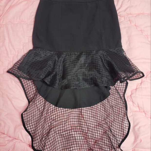 급처미사용새상품!디올 오간자 레이스 공주 스커트 치마 드레스