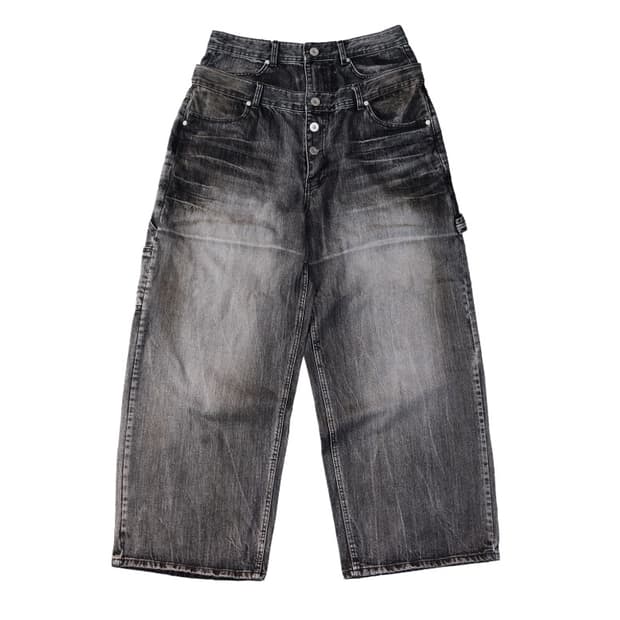 Big x2 Double carpenter pants Travertine