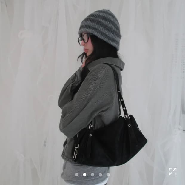 타임라인서울 벨트 레더 숄더백 블랙 판매